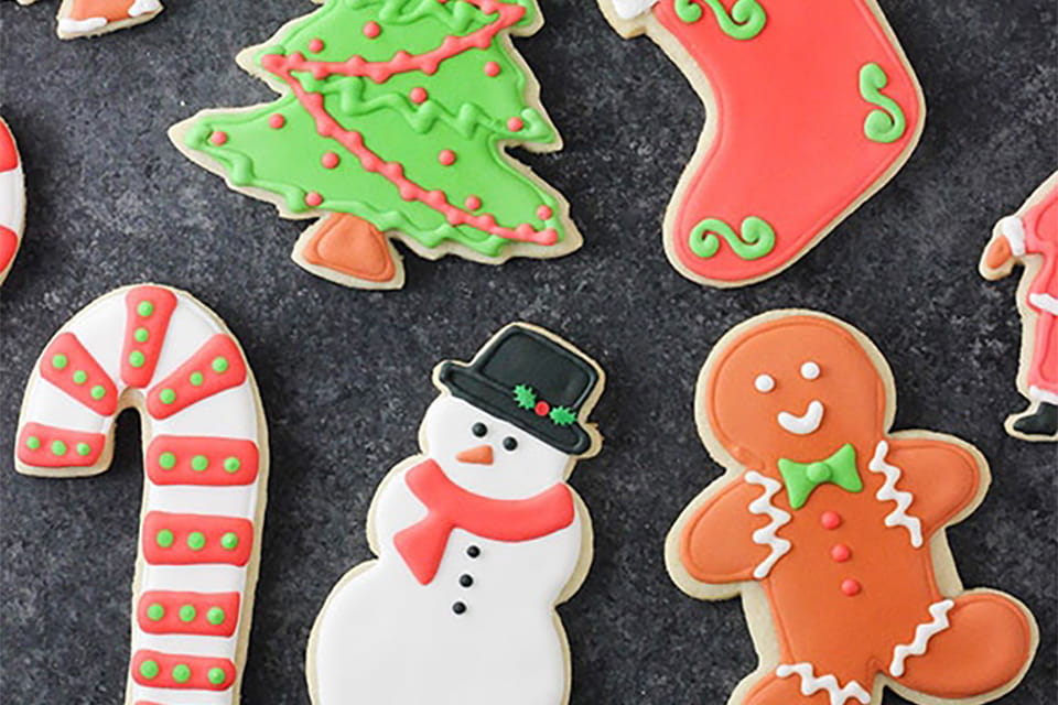 Christmas-Themed Cookies Decoration