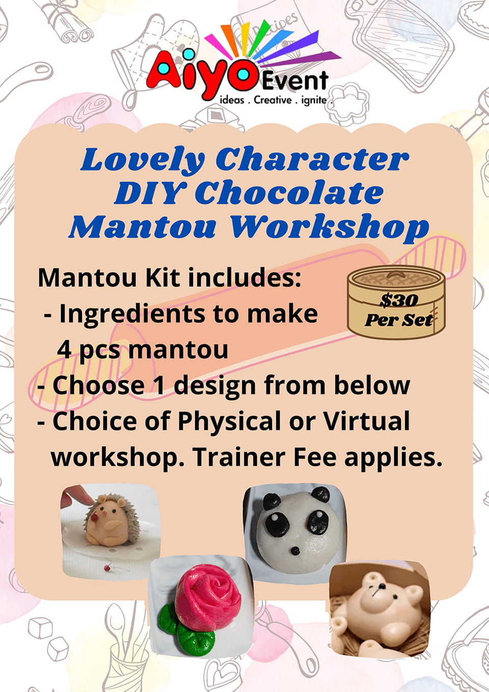Chocolate Mantou Workshop