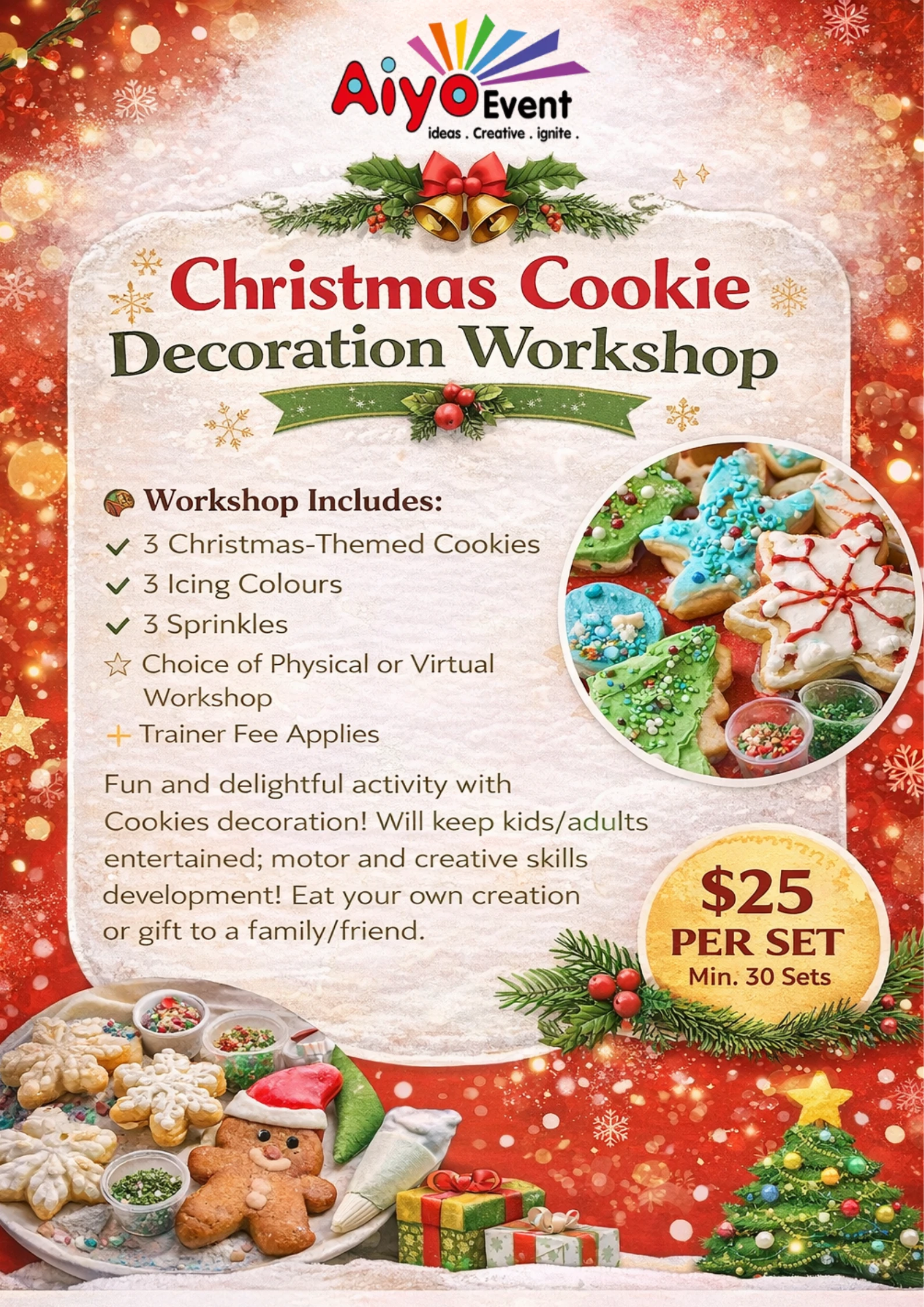 Christmas-Themed Cookies Decoration