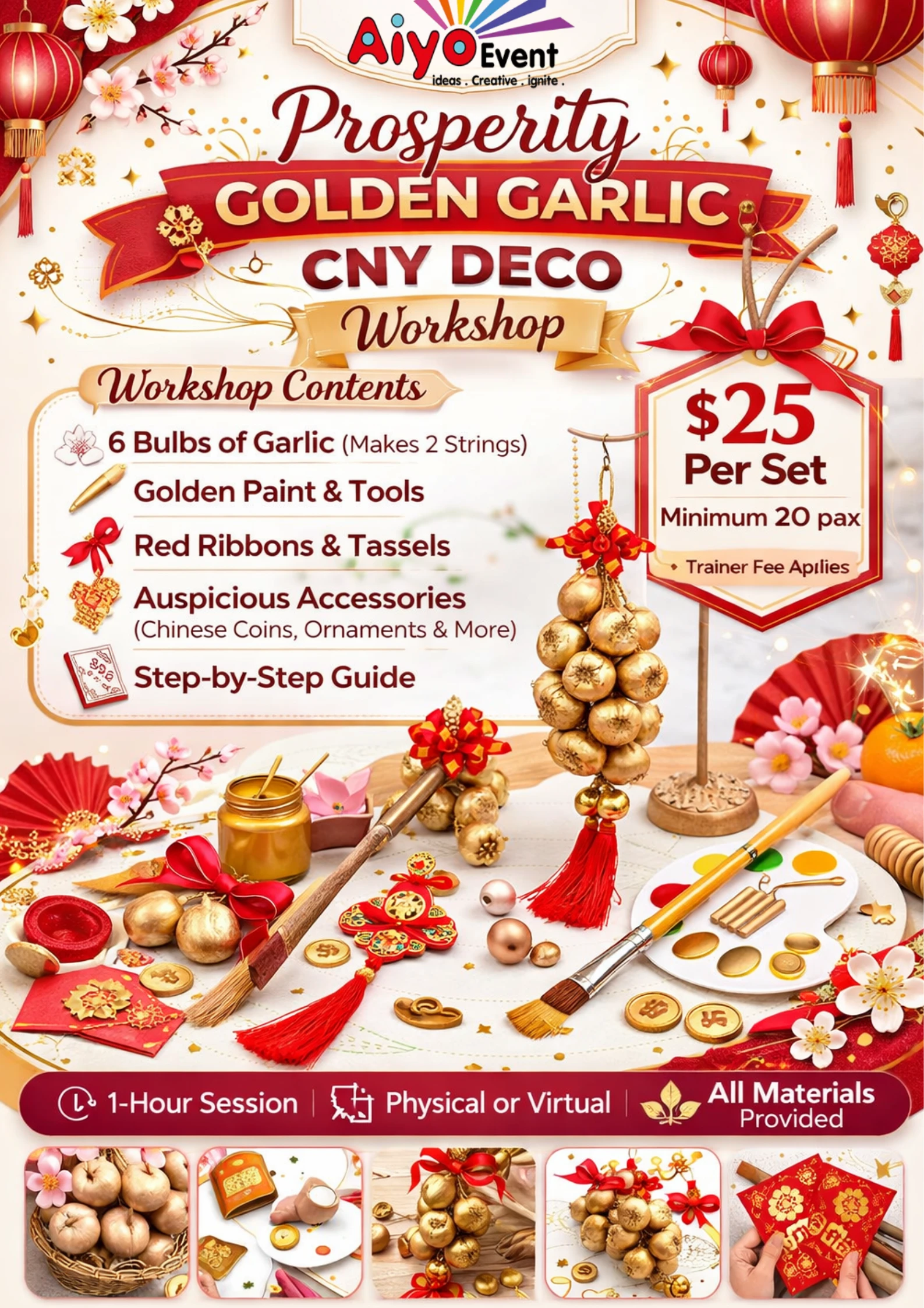 Golden Garlic CNY Deco