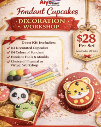 Fondant Cupcakes Decoration